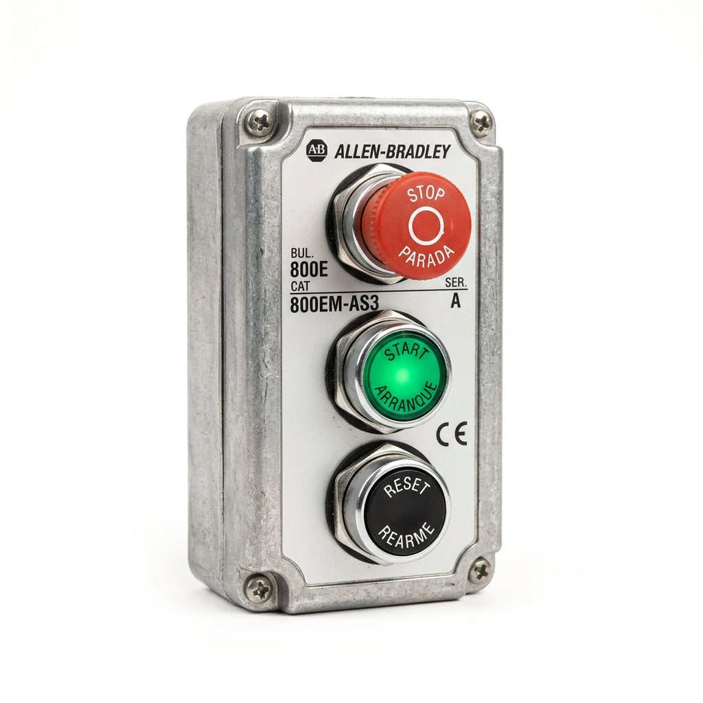 ALLEN-BRADLEY 800EM-AS3 BOTONES PULSADORES BOTONERAS