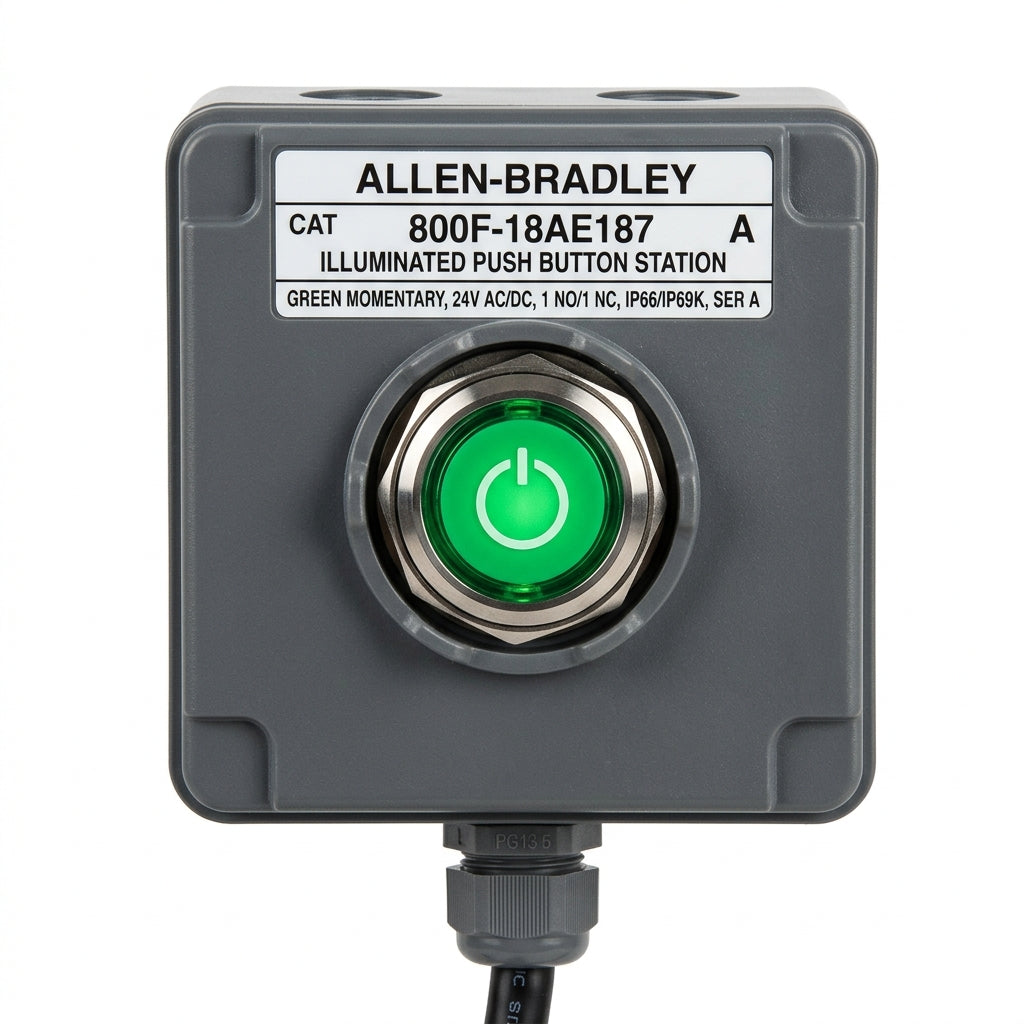 ALLEN-BRADLEY 800F-18AE187 BOTONES PULSADORES BOTONERAS Y ACCESORIOS