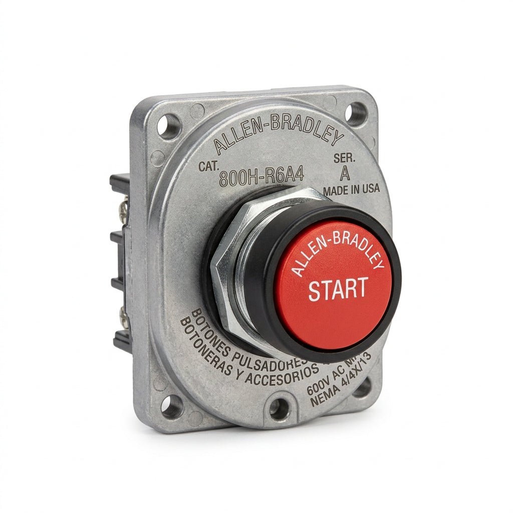 ALLEN-BRADLEY 800H-R6A4 BOTONES PULSADORES BOTONERAS Y ACCESORIOS