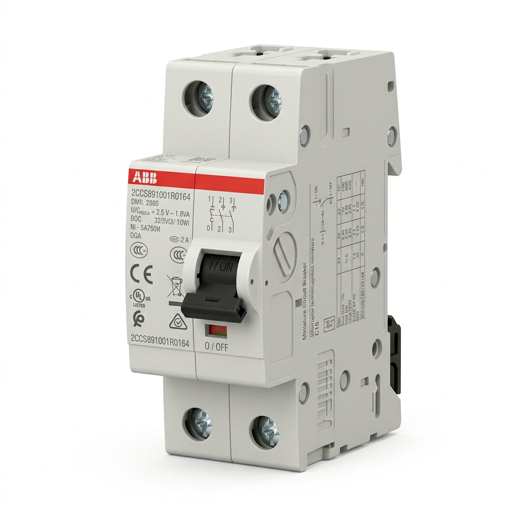 ABB 2CCS891001R0164 INTERRUPTORES TERMOMAGNETICOS MINIATURA RIEL DIN