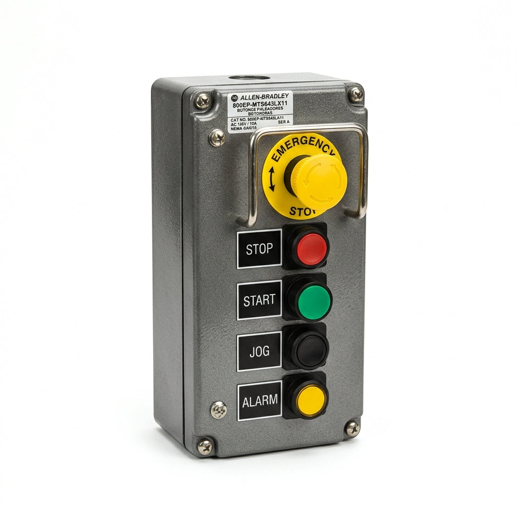 ALLEN-BRADLEY 800EP-MTS643LX11 BOTONES PULSADORES BOTONERAS
