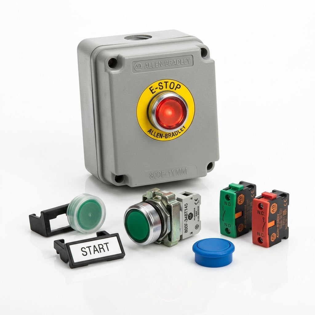 ALLEN-BRADLEY 800F-34BT145 BOTONES PULSADORES BOTONERAS Y ACCESORIOS
