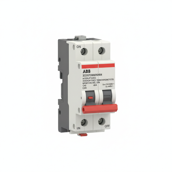 ABB 2CDS272006R0404 INTERRUPTORES TERMOMAGNETICOS MINIATURA RIEL DIN