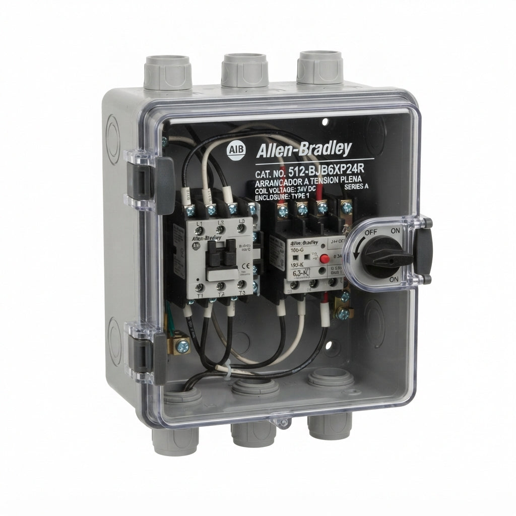 ALLEN-BRADLEY 512-BJB6XP24R ARRANCADORES A TENSION PLENA