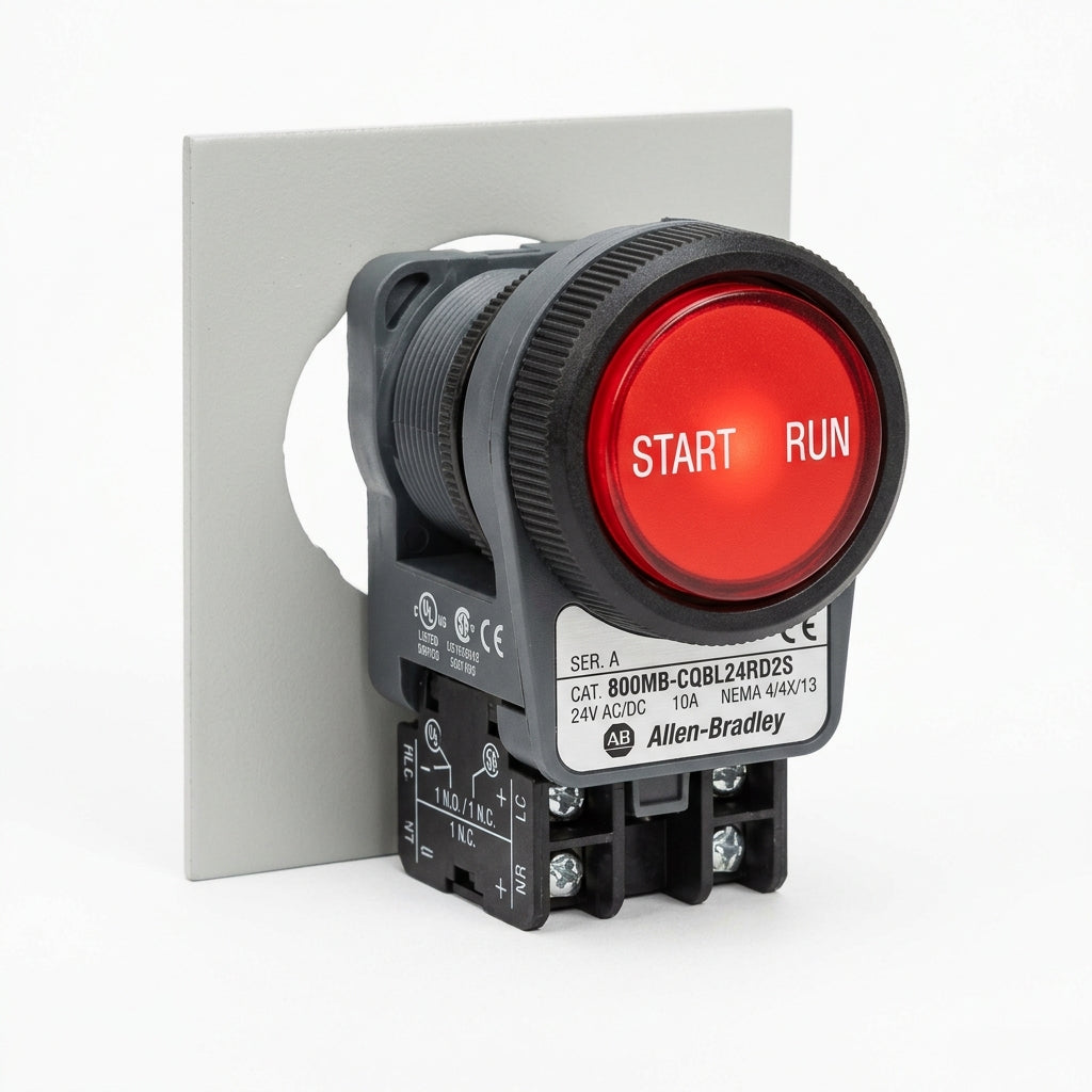 ALLEN-BRADLEY 800MB-CQBL24RD2S BOTONES PULSADORES BOTONERAS Y ACCESORIOS