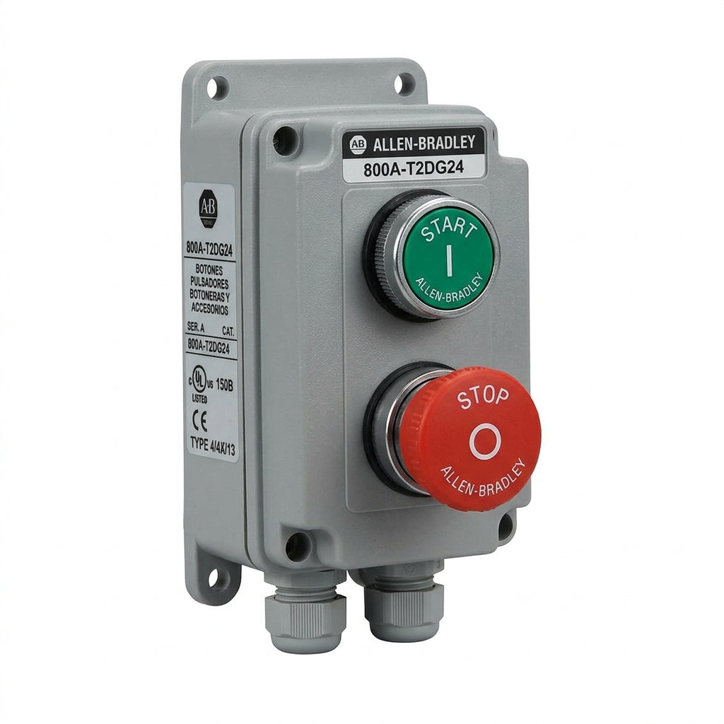 ALLEN-BRADLEY 800A-T2DG24 BOTONES PULSADORES BOTONERAS Y ACCESORIOS