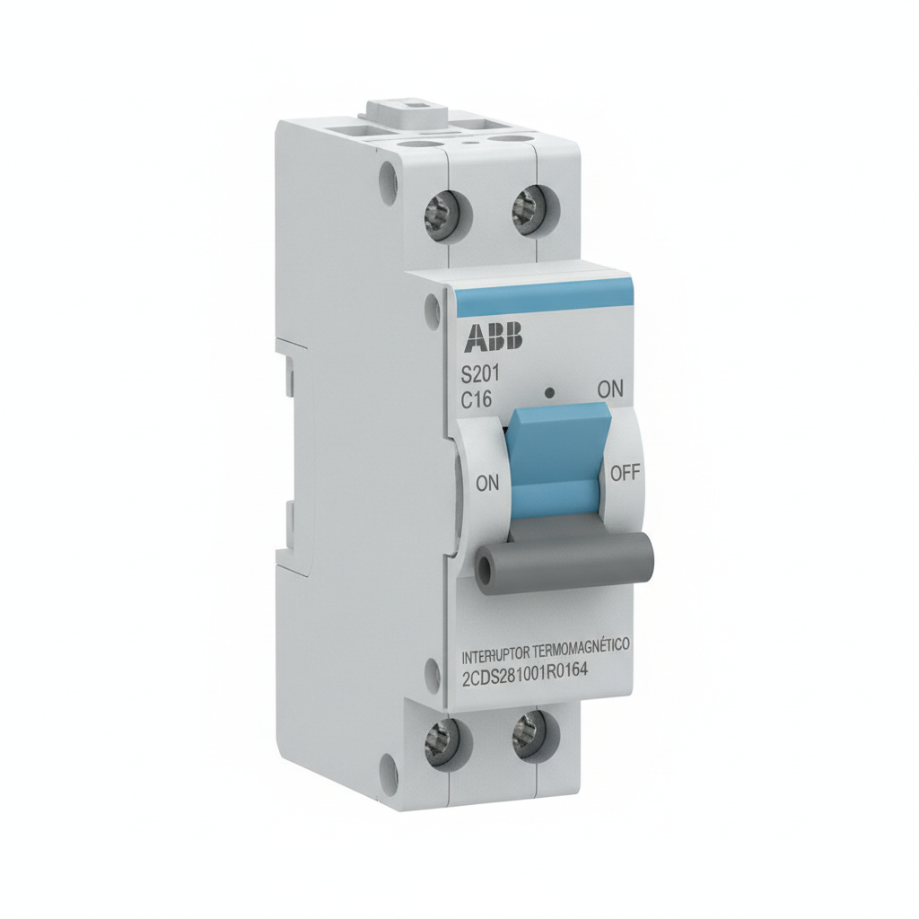 ABB 2CDS281001R0164 INTERRUPTORES TERMOMAGNETICOS MINIATURA RIEL DIN