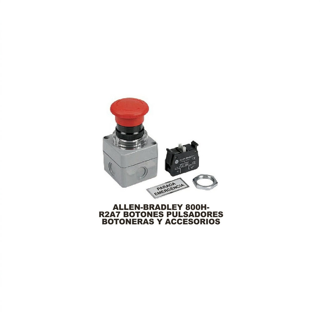 ALLEN-BRADLEY 800H-R2A7 BOTONES PULSADORES BOTONERAS Y ACCESORIOS