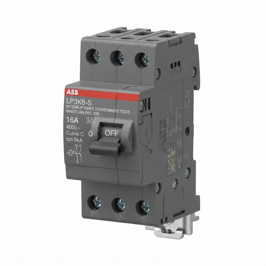 ABB LP3K8-S INTERRUPTORES TERMOMAGNETICOS MINIATURA RIEL DIN