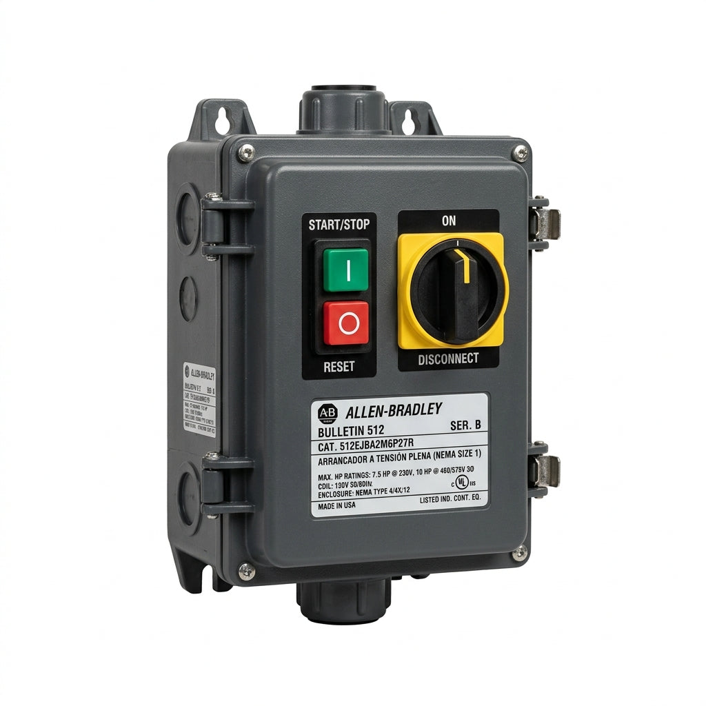ALLEN-BRADLEY 512EJBA2M6P27R ARRANCADORES A TENSION PLENA