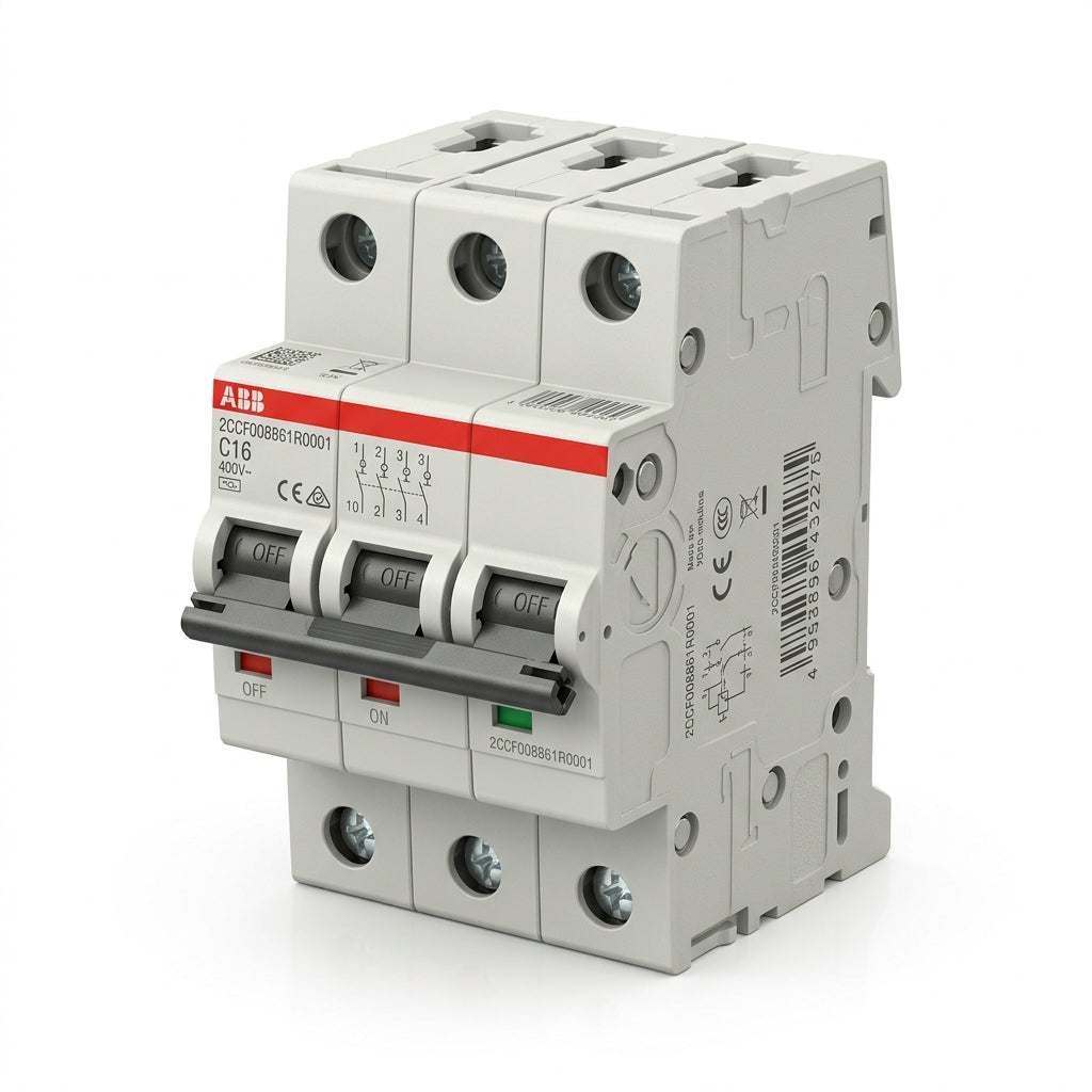 ABB 2CCF008861R0001 INTERRUPTORES TERMOMAGNETICOS MINIATURA RIEL DIN