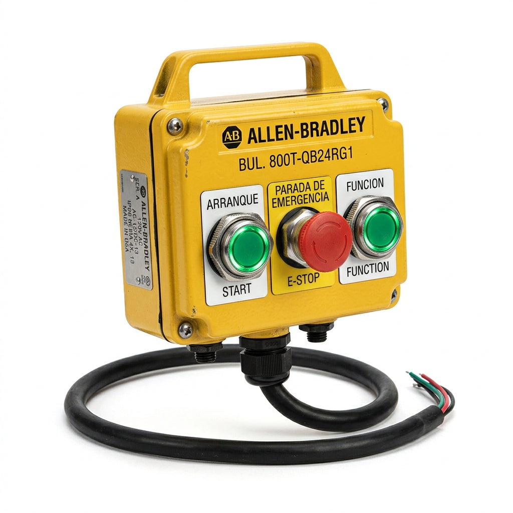 ALLEN-BRADLEY 800T-QB24RG1 BOTONES PULSADORES BOTONERAS Y ACCESORIOS