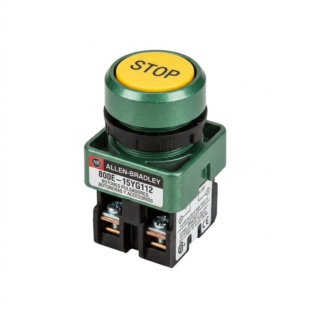ALLEN-BRADLEY 800E-15YG112 BOTONES PULSADORES BOTONERAS Y ACCESORIOS