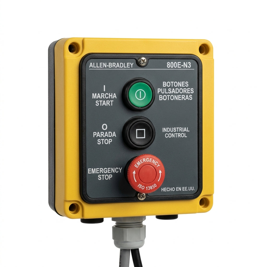 ALLEN-BRADLEY 800E-N3 BOTONES PULSADORES BOTONERAS