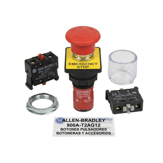 ALLEN-BRADLEY 800A-T2AG12 BOTONES PULSADORES BOTONERAS Y ACCESORIOS