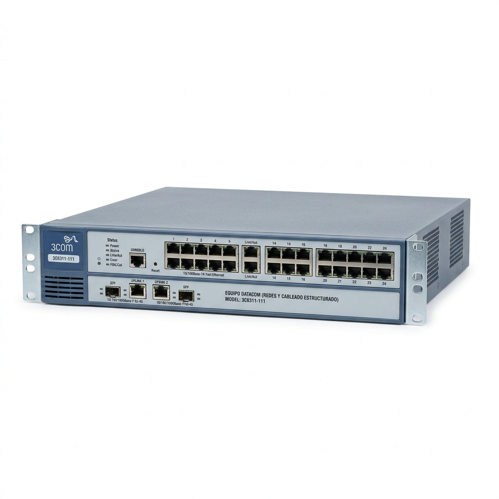 3COM 3C6311-111 EQUIPO DATACOM (REDES Y CABLEADO ESTRUCTURADO)