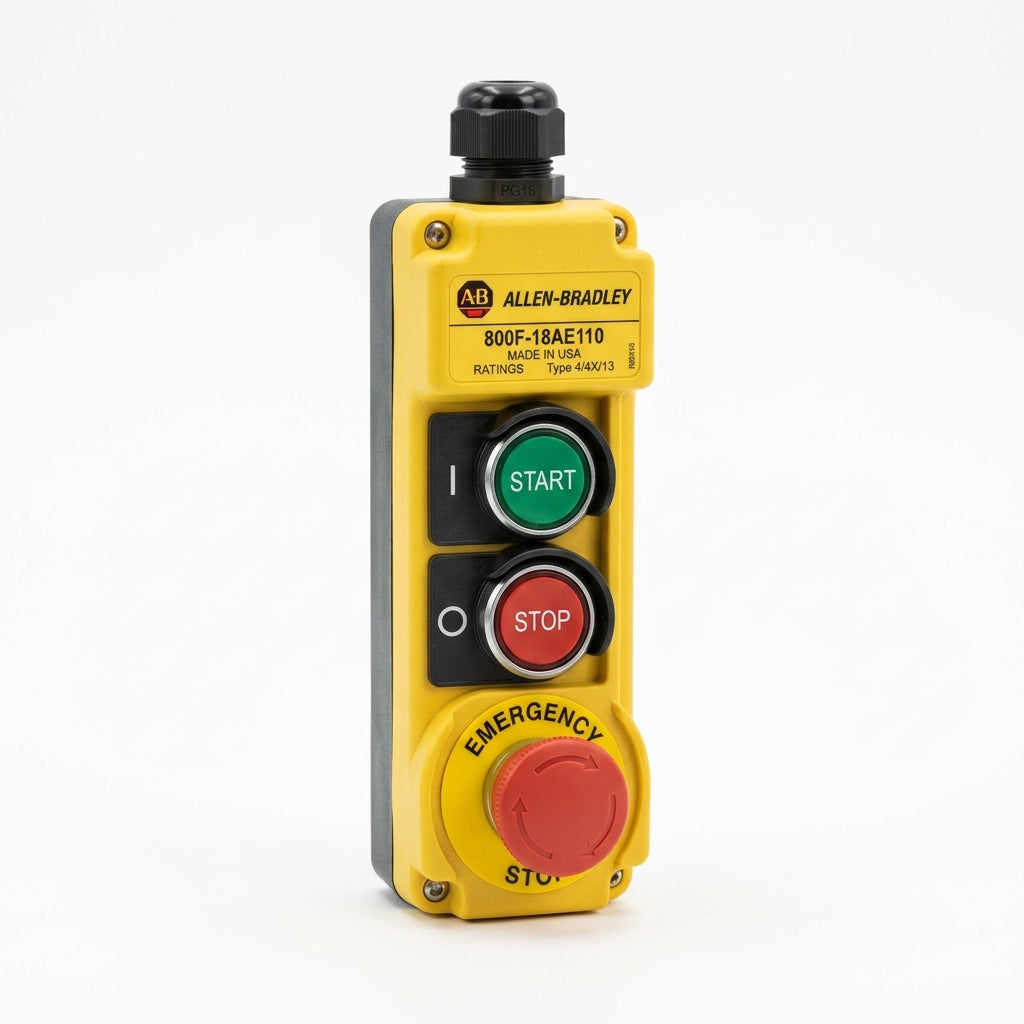 ALLEN-BRADLEY 800F-18AE110 BOTONES PULSADORES BOTONERAS Y ACCESORIOS