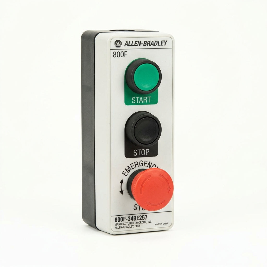 ALLEN-BRADLEY 800F-34BE257 BOTONES PULSADORES BOTONERAS Y ACCESORIOS