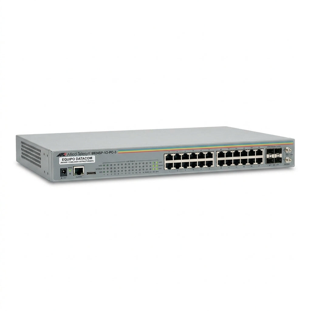 ALLIED-TELESYN 9924SP-V2-PC-3 EQUIPO DATACOM (REDES Y CABLEADO ESTRUCTURADO)