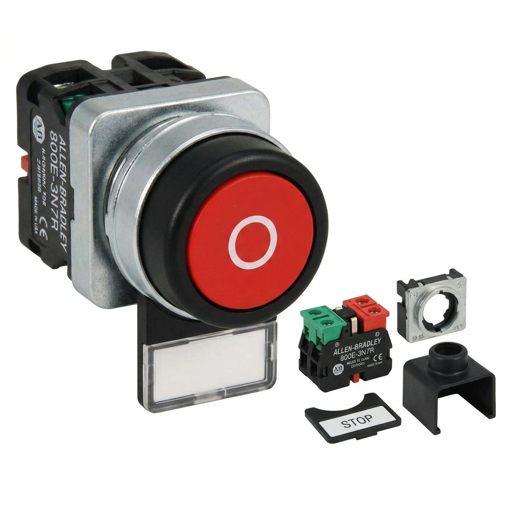 ALLEN-BRADLEY 800E-3N7R BOTONES PULSADORES BOTONERAS Y ACCESORIOS