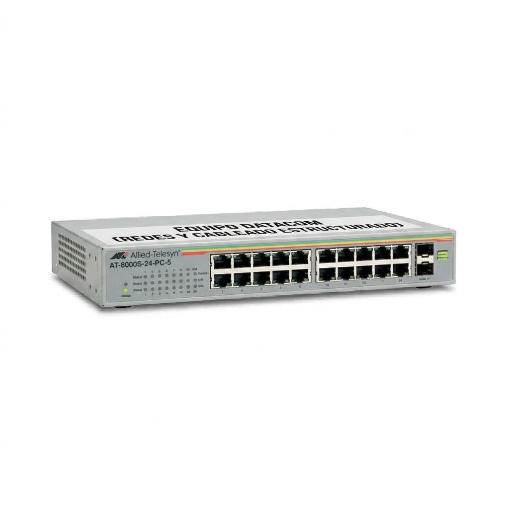 ALLIED-TELESYN AT-8000S-24-PC-5 EQUIPO DATACOM (REDES Y CABLEADO ESTRUCTURADO)