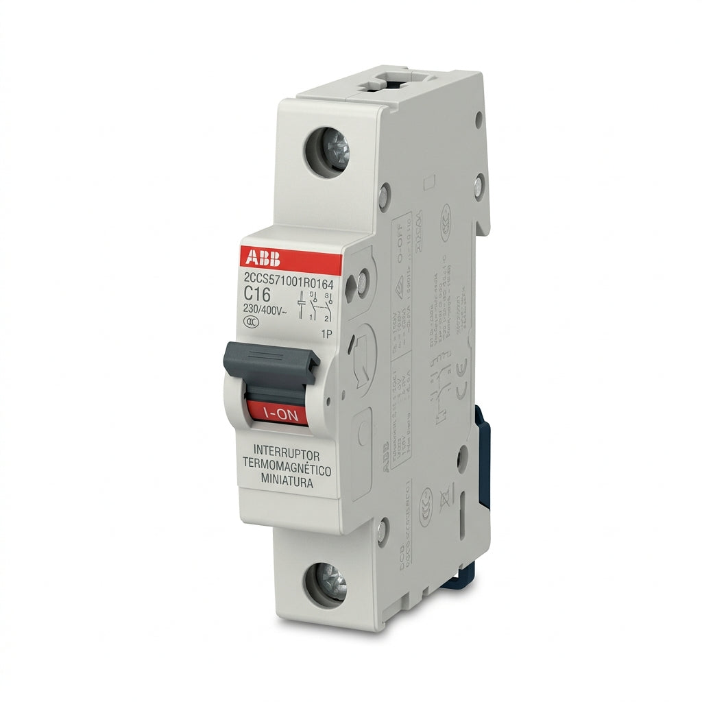 ABB 2CCS571001R0164 INTERRUPTORES TERMOMAGNETICOS MINIATURA RIEL DIN