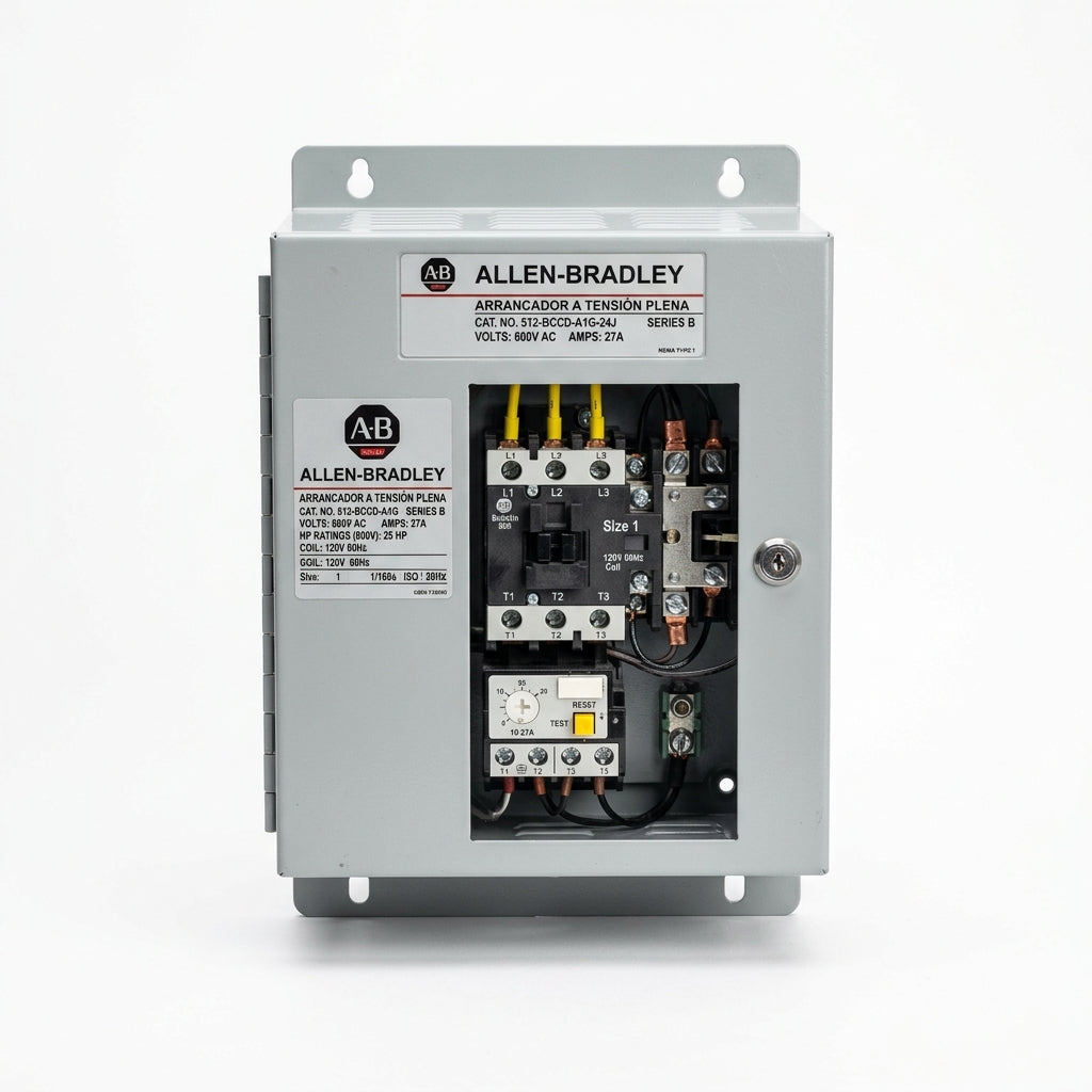 ALLEN-BRADLEY 512-BCCD-A1G-24J ARRANCADORES A TENSION PLENA