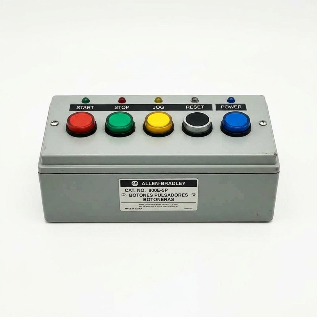 ALLEN-BRADLEY 800E-5P BOTONES PULSADORES BOTONERAS