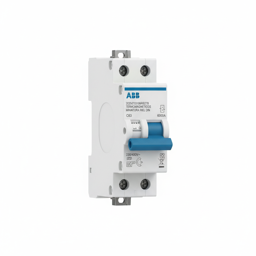 ABB 2CDV273106R0278 INTERRUPTORES TERMOMAGNETICOS MINIATURA RIEL DIN