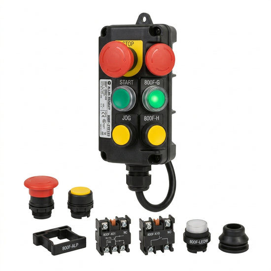 ALLEN-BRADLEY 800F-18WE183 BOTONES PULSADORES BOTONERAS Y ACCESORIOS