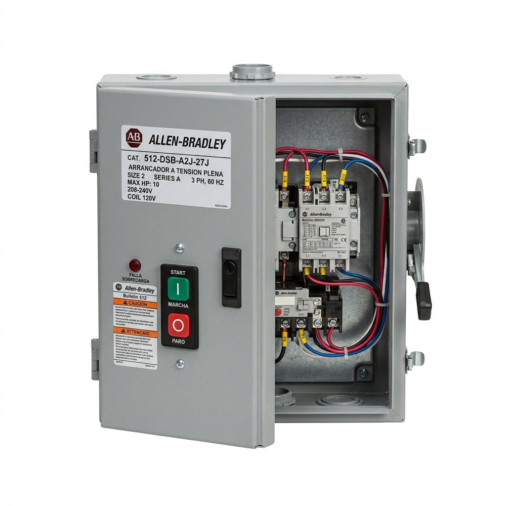 ALLEN-BRADLEY 512-DSB-A2J-27J ARRANCADORES A TENSION PLENA
