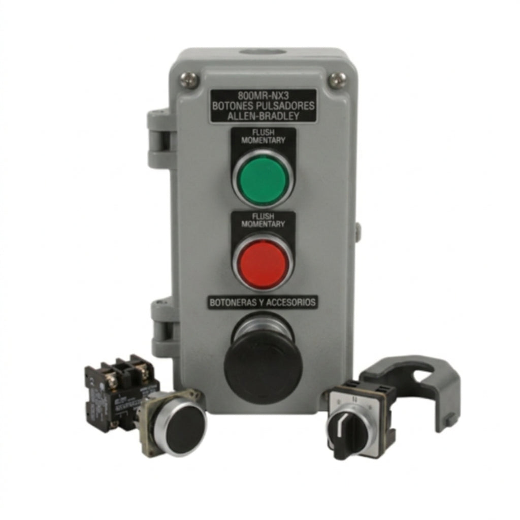 ALLEN-BRADLEY 800MR-NX3 BOTONES PULSADORES BOTONERAS Y ACCESORIOS