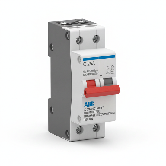 ABB 2CCS572001R0257 INTERRUPTORES TERMOMAGNETICOS MINIATURA RIEL DIN