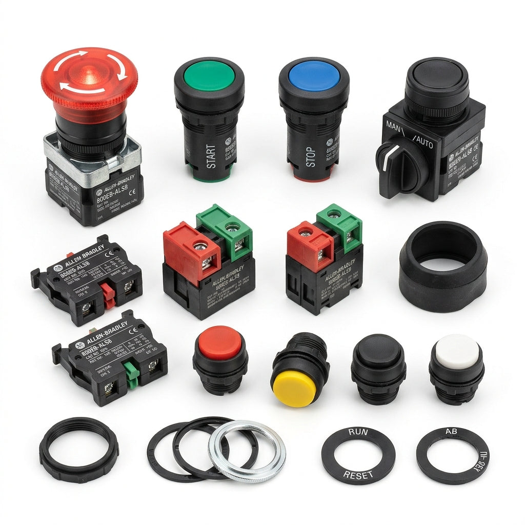ALLEN-BRADLEY 800EB-ALS8 BOTONES PULSADORES BOTONERAS Y ACCESORIOS