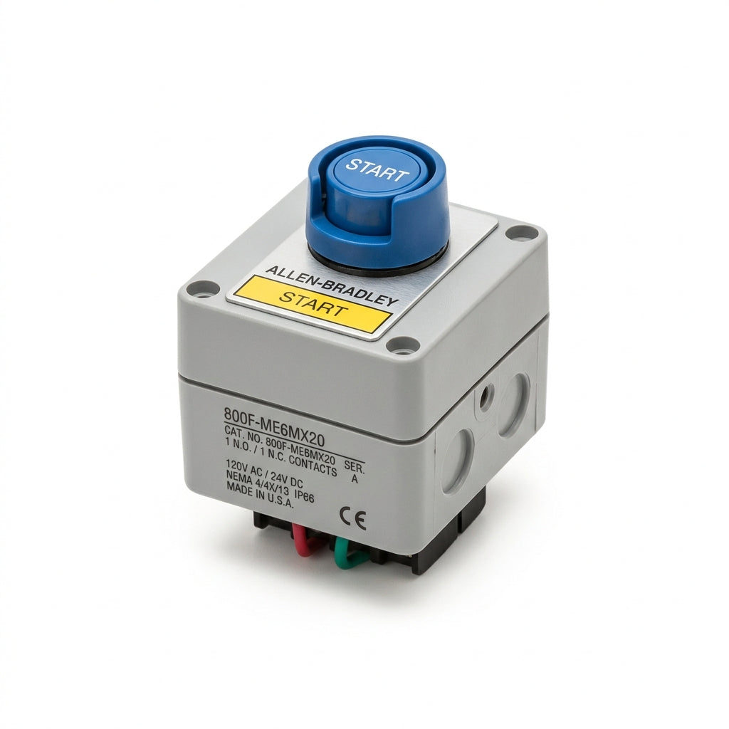 ALLEN-BRADLEY 800F-ME6MX20 BOTONES PULSADORES BOTONERAS Y ACCESORIOS