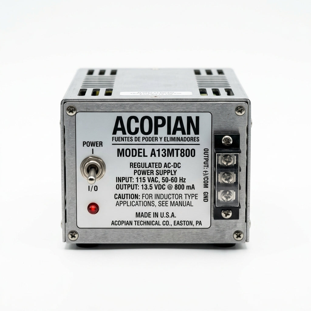 ACOPIAN A13MT800 FUENTES DE PODER Y ELIMINADORES