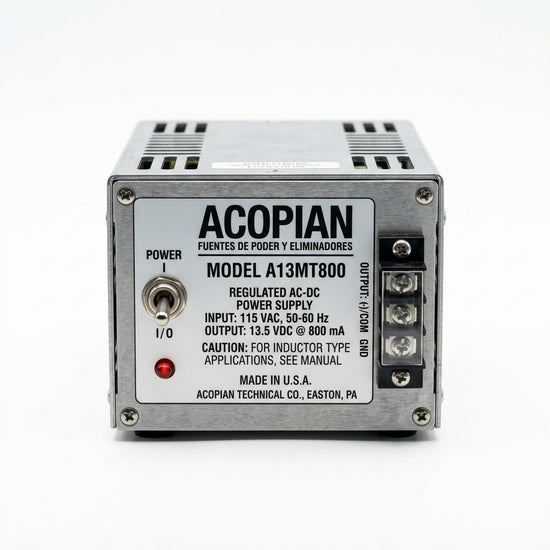 ACOPIAN A13MT800 FUENTES DE PODER Y ELIMINADORES