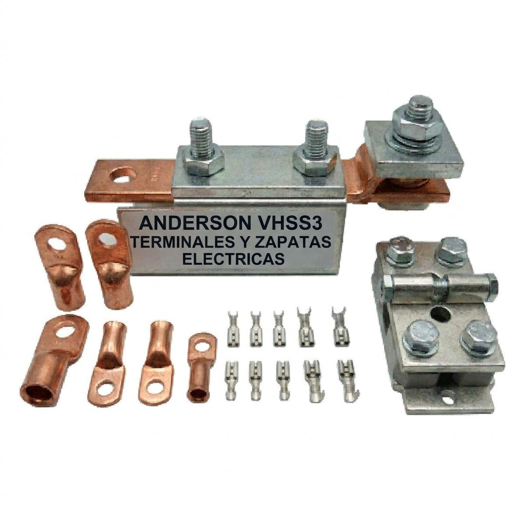 ANDERSON VHSS3 TERMINALES Y ZAPATAS ELECTRICAS