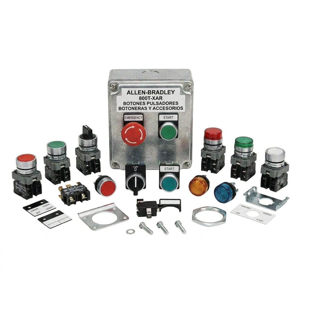 ALLEN-BRADLEY 800T-XAR BOTONES PULSADORES BOTONERAS Y ACCESORIOS