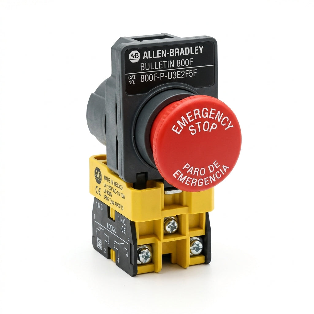 ALLEN-BRADLEY 800F-P-U3E2F5F BOTONES PULSADORES BOTONERAS Y ACCESORIOS