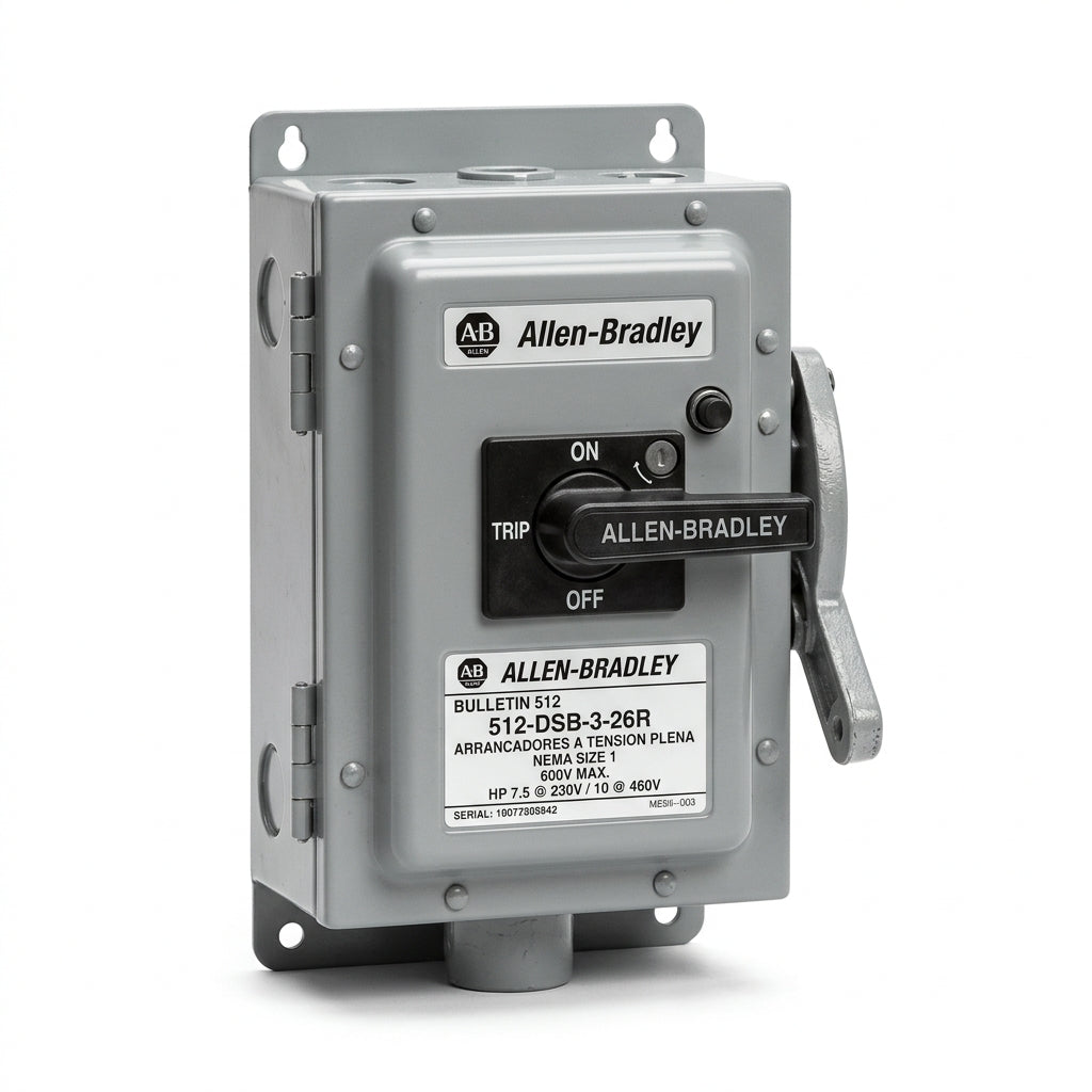 ALLEN-BRADLEY 512-DSB-3-26R ARRANCADORES A TENSION PLENA