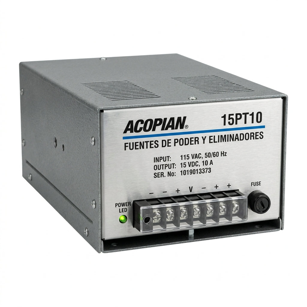 ACOPIAN 15PT10 FUENTES DE PODER Y ELIMINADORES