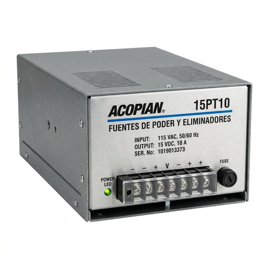 ACOPIAN 15PT10 FUENTES DE PODER Y ELIMINADORES