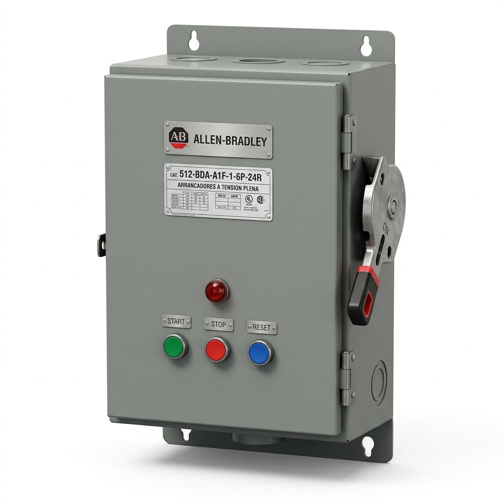 ALLEN-BRADLEY 512-BDA-A1F-1-6P-24R ARRANCADORES A TENSION PLENA