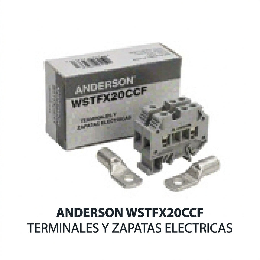 ANDERSON WSTFX20CCF TERMINALES Y ZAPATAS ELECTRICAS