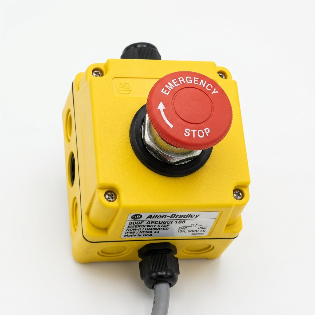 ALLEN-BRADLEY 800F-AECU6CF188 BOTONES PULSADORES BOTONERAS Y ACCESORIOS