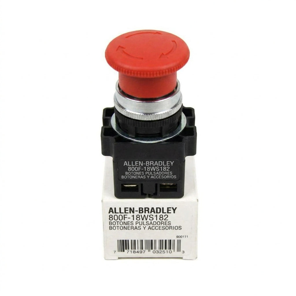 ALLEN-BRADLEY 800F-18WS182 BOTONES PULSADORES BOTONERAS Y ACCESORIOS