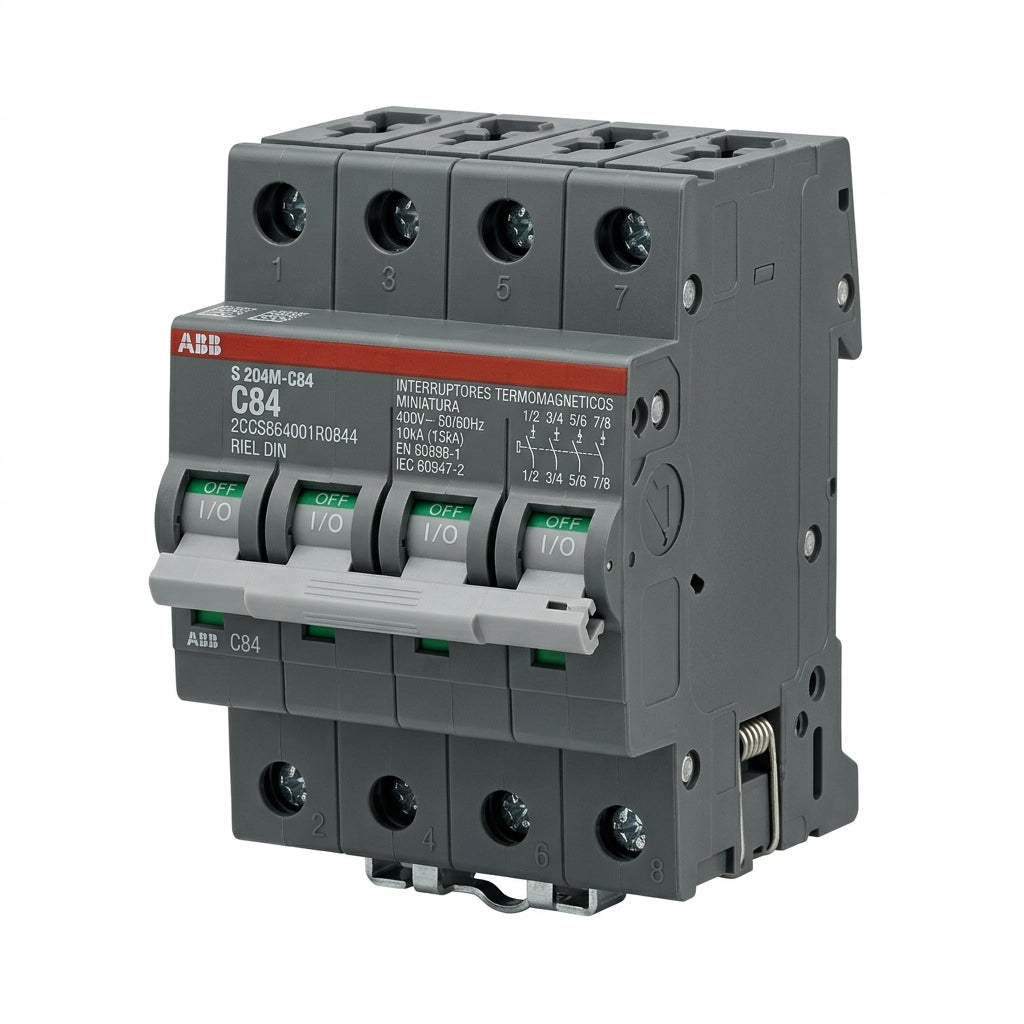 ABB 2CCS864001R0844 INTERRUPTORES TERMOMAGNETICOS MINIATURA RIEL DIN