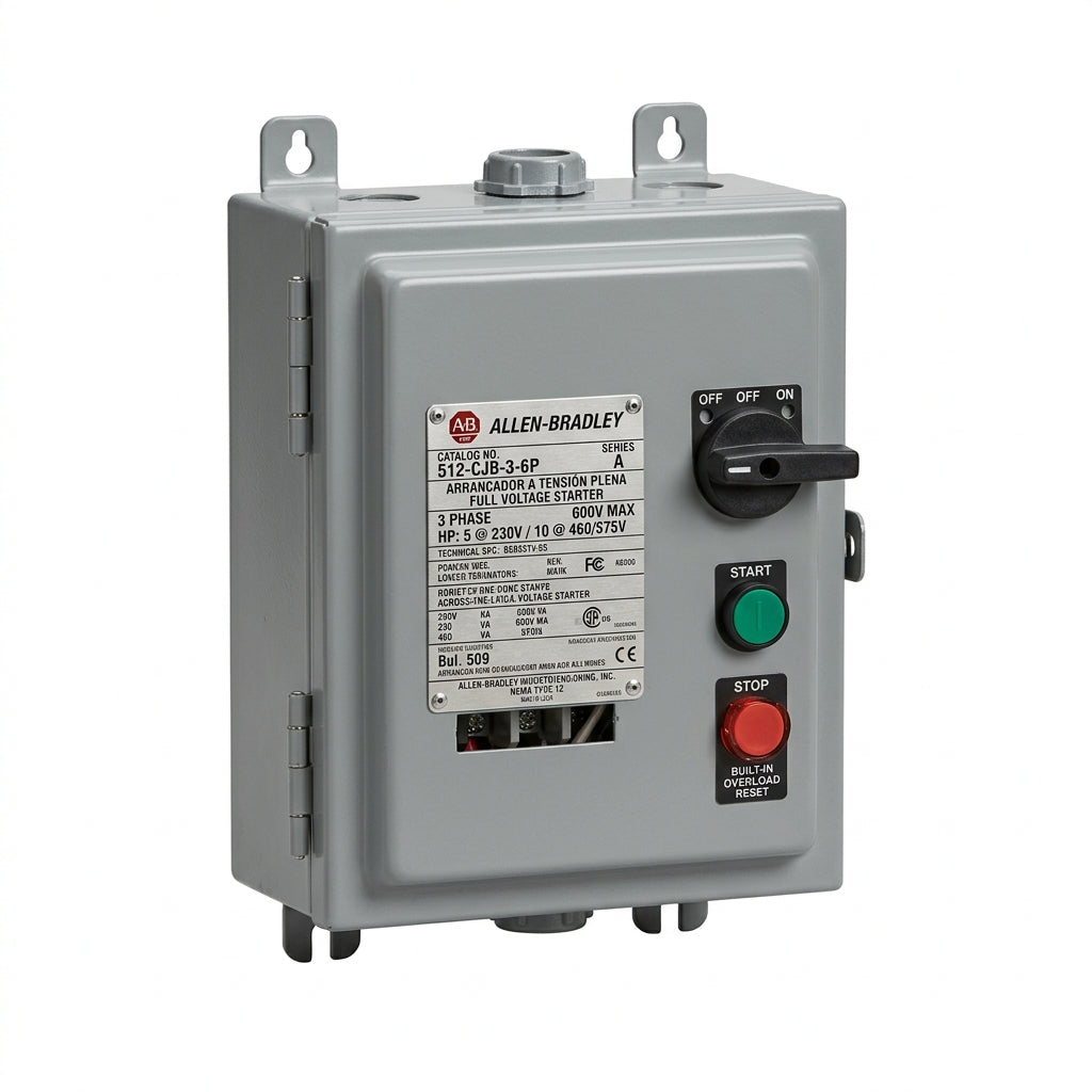 ALLEN-BRADLEY 512-CJB-3-6P ARRANCADORES A TENSION PLENA