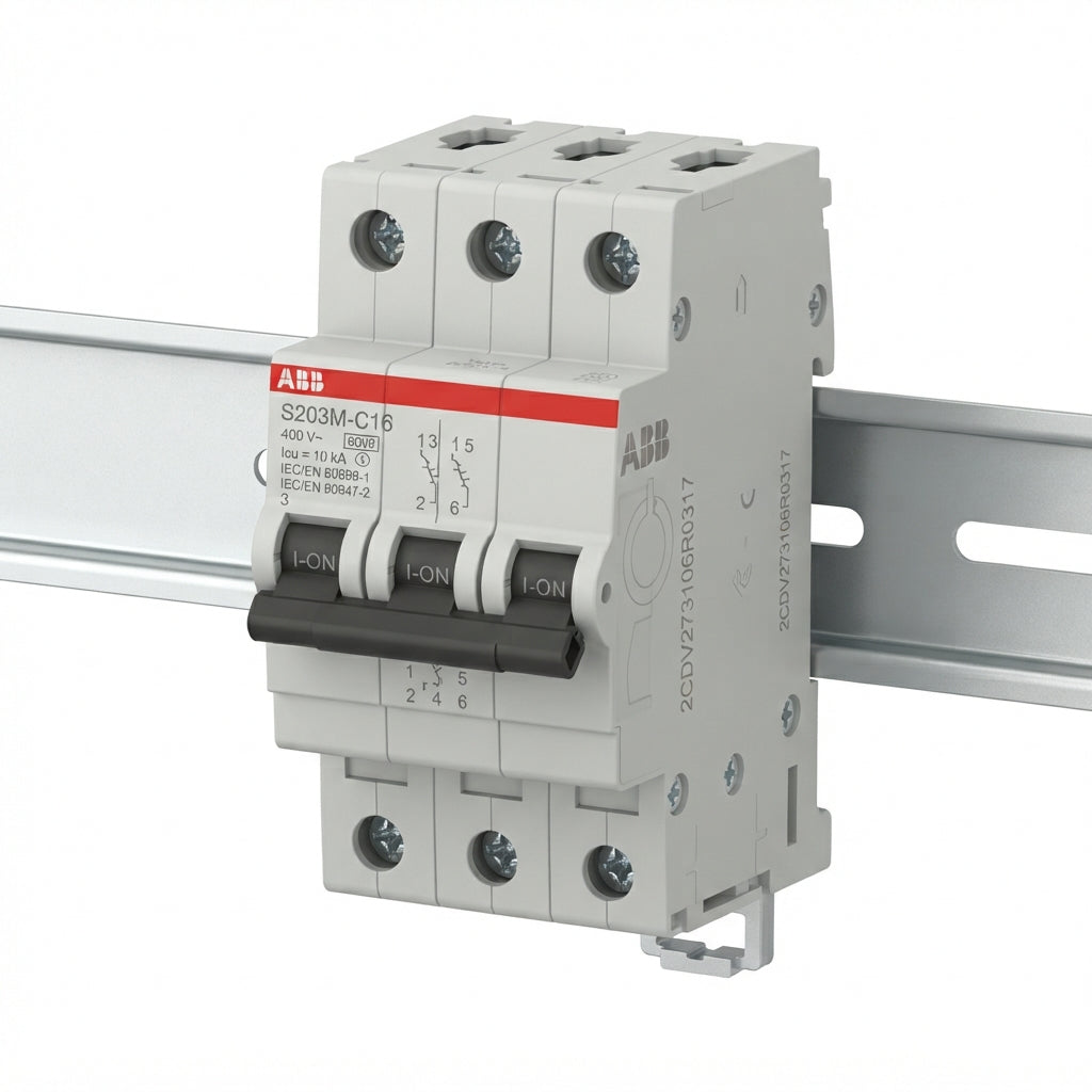 ABB 2CDV273106R0317 INTERRUPTORES TERMOMAGNETICOS MINIATURA RIEL DIN